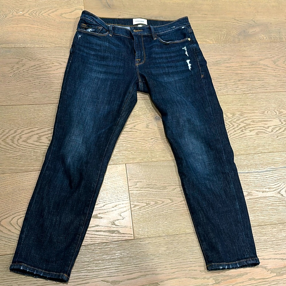 Le Garcon Crop Boyfriend Jeans Covant Color